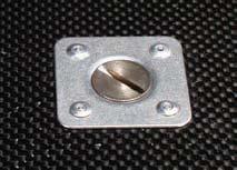 Rivets on location for increased strength of fiberglass, carbon fiber, and aluminum panels.