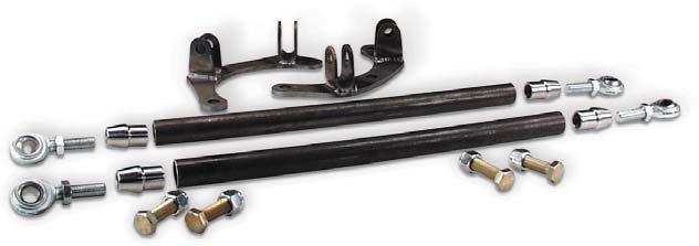 Kit includes 4130 chromoly tubing and mild steel tabs and brackets.