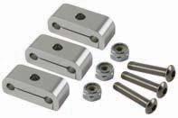 C73-360 C73-970 C73-360 C73-976 C73-360 C73-978 C73-360 C73-987 C73-361 Threaded Slot Clevises These clevises, with their threaded shank, offer