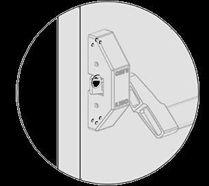 : For one point locking panic exit device EN1125 Fire -rated 901.02.