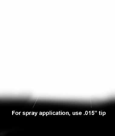 Size the spray tip according to the job and the tip rating of the sprayer. Make sure that the sprayer can support the tip you are planning to use.