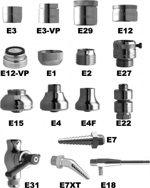 Chicago Faucet Aerators and Handles Replacement Aerators and More!