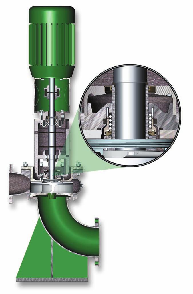 operation without the need for flush water BACK PULL-OUT CASING Allows external adjustment of BOTH impeller-to-cutter bar and impeller-toupper cutter clearances without disconnection from piping