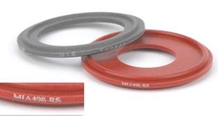 Also available with all standard colors. Buna, EPDM and FKM in black or white. Silicone in clear, white or red. PTFE in white or blue. Tuf-Steel and Tuf-Flex in their standard colors.