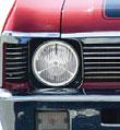 These headlamps install much like a standard sealed beam unit, but allow the use of an H4 Halogen bulb in your choice of color.