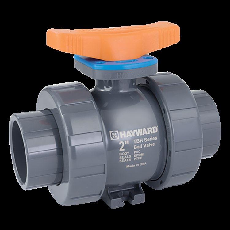 TB SERIES TRUE UNION BALL VALVE TB SERIES TRUE UNION BALL VALVE FEATURES A new generation of thermoplastic floating ball valves.