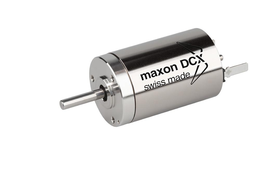 maxon DC maxon DCX MOTOR maxon DCX motors make an impression with their unsurpassed power