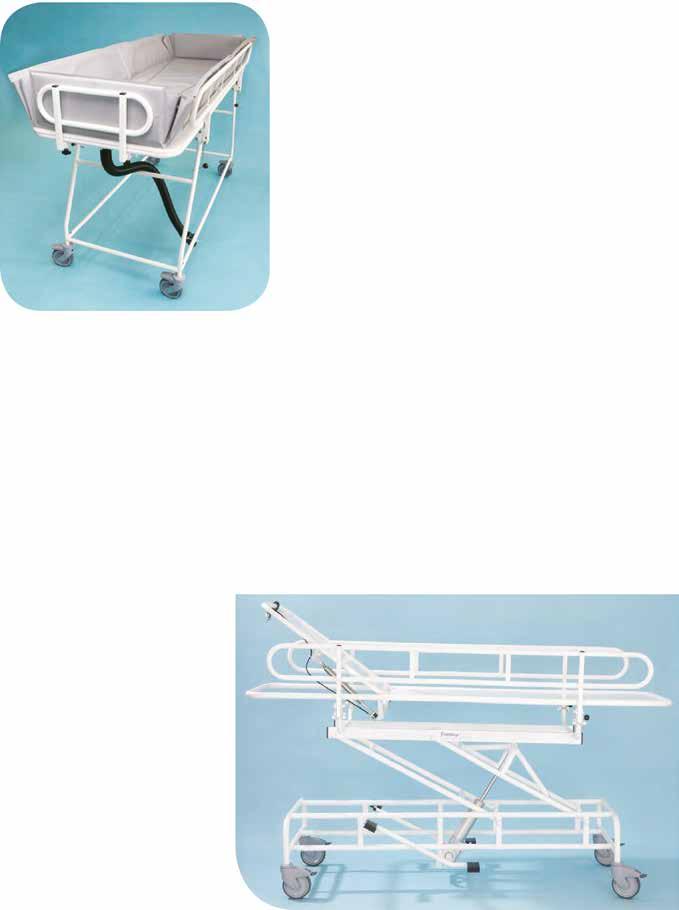 Shower Stretchers & Trolleys Freeway Fixed Height Shower Trolley The Freeway Fixed Height Flat Bed Shower Trolley is our economy model which benefits from top quality sealed bearing castors and the