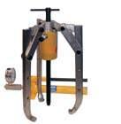 hand pump, gauge and hoses, hydraulic cylinder ram 44528 3 arm hydraulic puller  hoses,