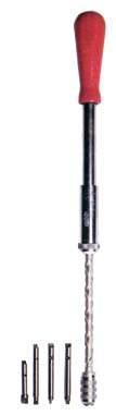 Screwdrivers Screwdrivers 45603 Spiral ratchet screwdrivers Total length 260 mm Supplied with : 1 bit straight slot 5 mm 1 bit straight