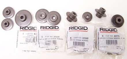 13 - Ridgid Cutter Wheels s subject to change. QUANTITY DISCOUNTS GENUINE RIDGID PIPE CUTTER WHEELS Ridge s valid as of 1st January 2013 Quantity discount Tool Co. No Tool Co.