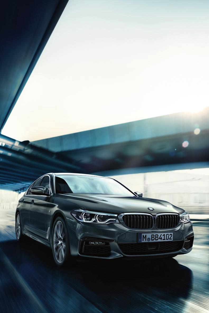 MODEL RANGE. The BMW 5 Series Saloon is available in a variety of engine and model variants, each providing a different level of standard specification.