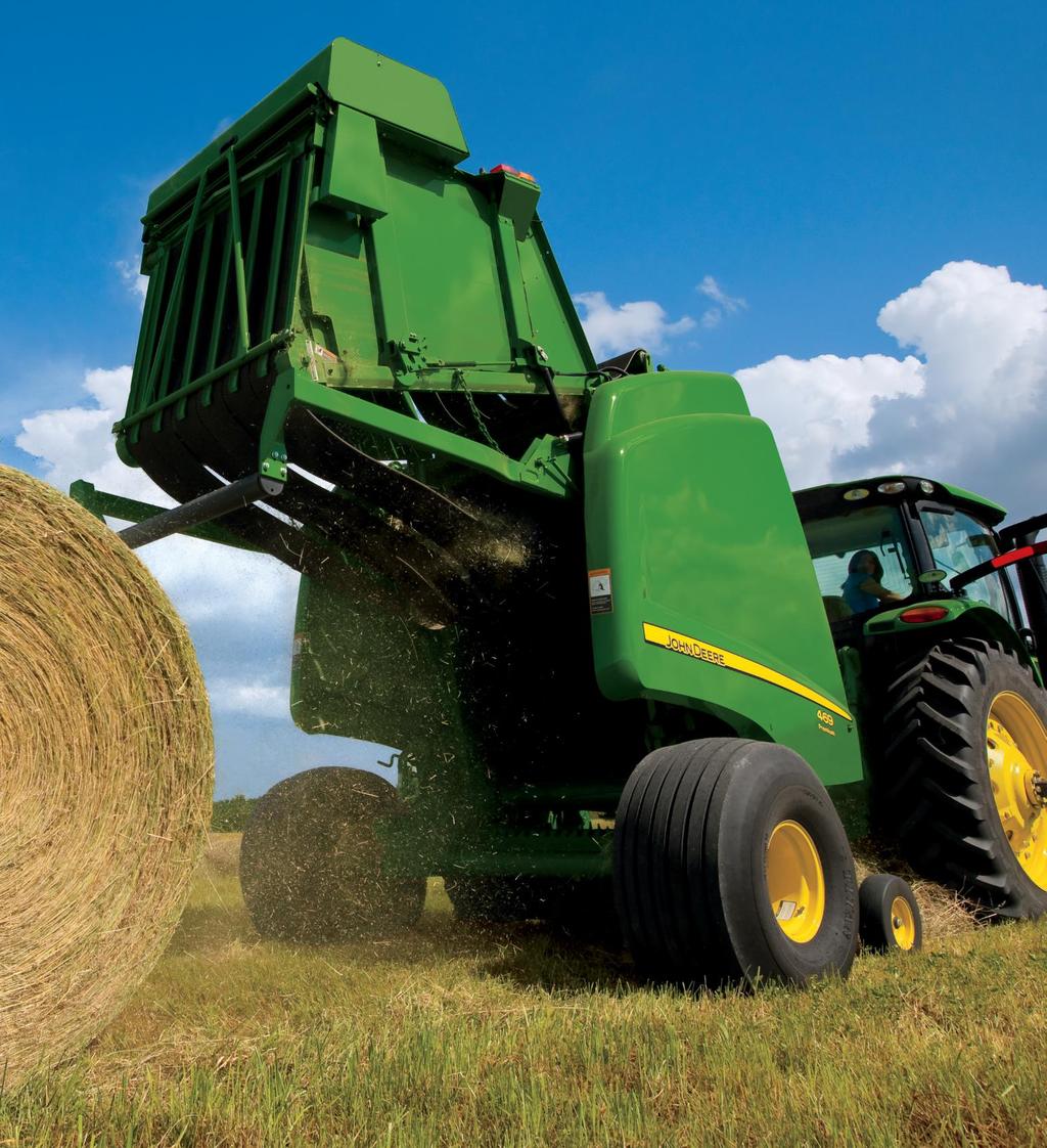Balers Stronger to the Core CONTENTS 9 Series... 4 Pickup... 7 Belts... 8 Drive System... 9 BaleTrak Monitor... 10 Net Wrap... 11 459E... 12 Specifcations... 13 Silage Specials.