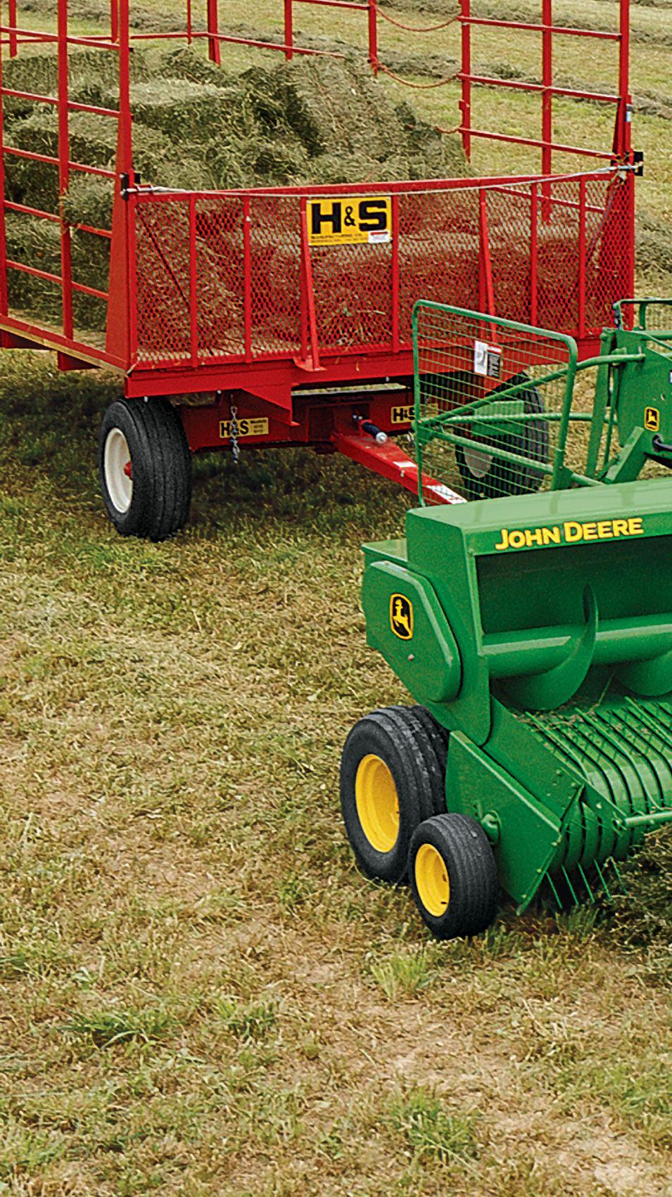 Small Square Balers 328, 338, and 348 Small is a relative term Sure, they re called small square balers. But they re all about big performance.