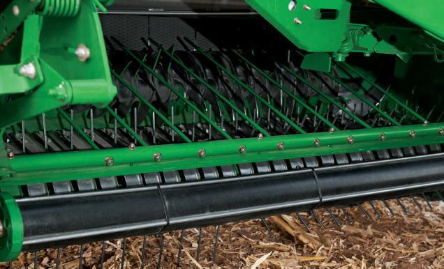 This no-nonsense rack features a solid steel shaft and sturdy compression rods that help compact stalks and leaf matter