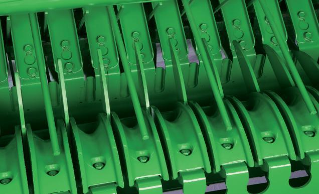 Corncob Filler Plates Keep the fow of threshed corncobs moving smoothly into your round baler and avoid any time-wasting