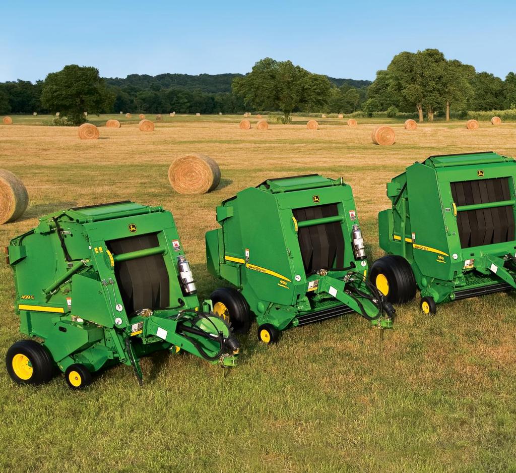 Round Balers 449, 459, 459E, 469, 559, and 569 Baler perfection, perfectly designed for you How do you improve the best selling balers in North America? The 9 Series is the answer.
