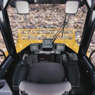 Operator Controls A revolutionary way to operate with easy-to-use, low-effort controls. Optional STIC Steering System.