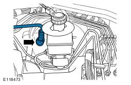 Release the 2 clips (see Fig. 6). Fig. 5 8 Disconnect the brake booster vacuum hose from the brake booster (see Fig. 7). Check for presence of oil in one way valve.
