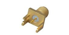 PC Mount 89 End Launch Jack Receptacle Round Contact Board Thickness 142-9701-801.062 (1.