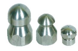 NOZZLES Sewer Cleaning Nozzle - 4000PSI/ 280 BAR Part Number Thread Nozzle Size Holes Quantities 8.056.040A G1/8 -F 040 3 back + (1 forward) 8.056.045A G1/8 -F 045 3 back + (1 forward) 8.056.050A G1/8 -F 050 3 back + (1 forward) 8.