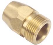 02 1/4 Male 1/4 Plug BSP or NPT Brass or
