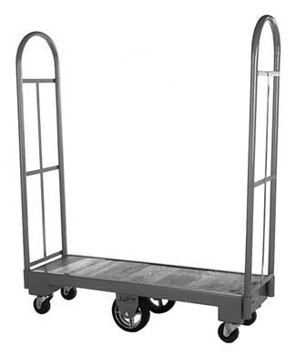 Narrow Aisle Truck U-Boat Series 35-014 These functional and affordable platform trucks are narrow and extremely maneuverable, making them ideally suited for stocking shelves and transporting