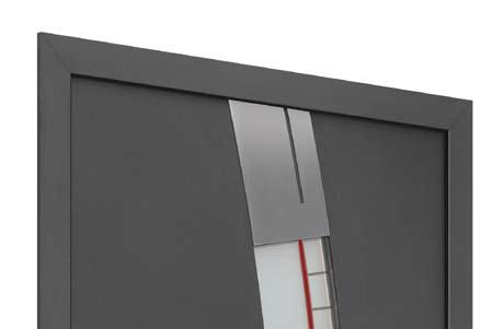 Frame profiles In addition to the standard frame profile, you can optionally choose from two decorative fascia frame versions Frame profile Standard 70 The standard frame profile