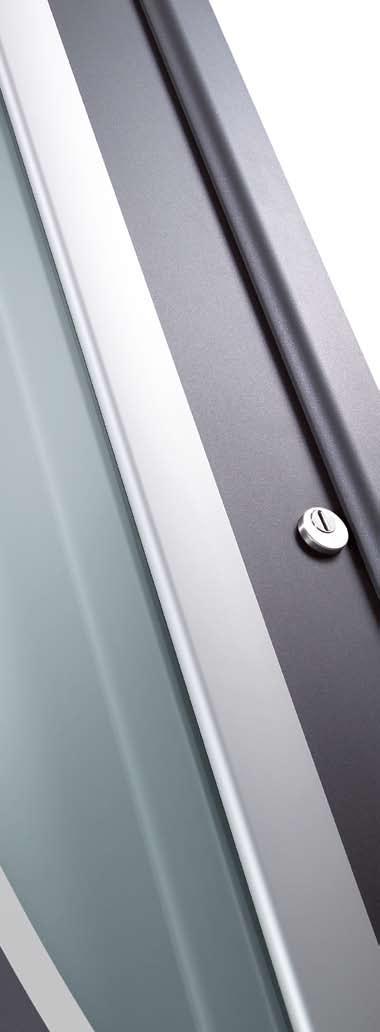 The exclusive line of Design handles Entrance doors with perfectly matched Design handles