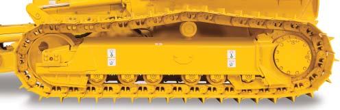 C RAWLER D OZER OPERATOR COMFORT DURABILITY FEATURES Heavy-duty undercarriage Main frame HST with electronic control The D39 is equipped with Komatsu-designed Hydrostatic Transmission