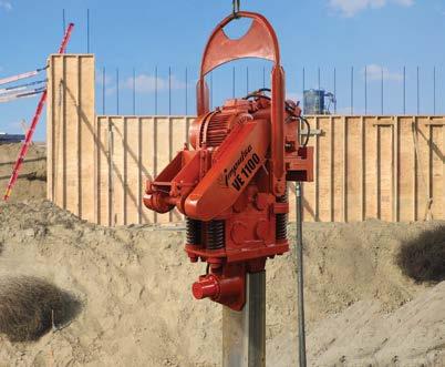 piles installation and dis-mantling using crane only.