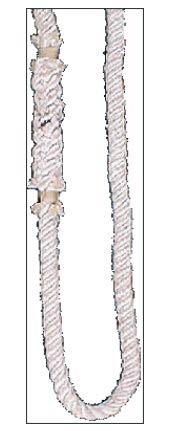 Synthetic Rope Sling Removal Criteria Remove from service if considerable fiber or filament breakage is found along the line where adjacent strands meet. Light fuzzing is acceptable.