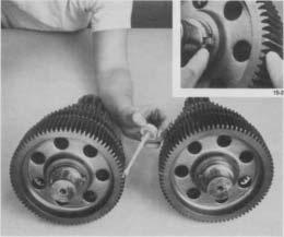 speed gear. 7. Mark countershaft drive gear for timing.
