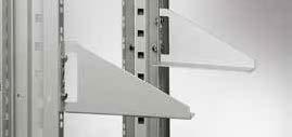 SUPPORT BRACKETS WA990B To be assembled on rack frames or C rails. Manufactured from press bent sheet steel. PAINT FINISH ETA standard epoxy polyester powder coating. Colour: RAL 7035 textured finish.