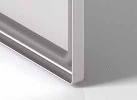 RESEARCH Use of silicone seal for the ranges of stainless steel products. SUSTAINABILITY ADDED VALUE Cabinet E NUX and boxes E COR provided with AISI316L stainless steel hinges.