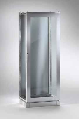 SUITE CABINET WITH PLEXI DOOR RoHS COMPLIANT The profile used for uprights and crosspieces is unique, manufactured from stainless steel AISI304L (AISI316L on request), closed with continuous welding