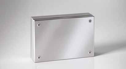 TERMINAL BOXES RoHS COMPLIANT Boxes and door manufactured from 1.2 mm thick AISI 304L stainless steel sheet (AISI 316L on request).