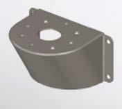 75 74 WALL-MOUNTING PLATE ERPS-001XA Made from AIS304L stainless steel.