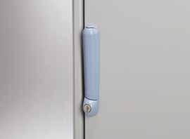 WE LOCKING SYSTEMS For WE locking systems and inserts that are different from the standard solutions with the key, see page 53.