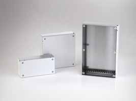 The box includes: galvanized enclosure, painted only externally galvanized mounting plate galvanized door, painted only externally, complete with locking system body in chromed zinc alloy and lever