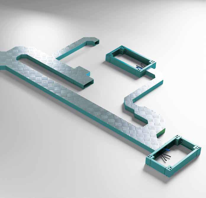 CABLE TRAY SYSTEM Cable tray The efficiency and operation of a plant depend on the quality of its constituent elements: in this respect, and in order to deliver a real complete system, ETA offers a