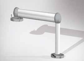 BQPA PENDANT ARM SYSTEM The bioniq/bioniq light pendant arm system must be made up according to the type of arm to be assembled, as projection from above or from a wall require a different