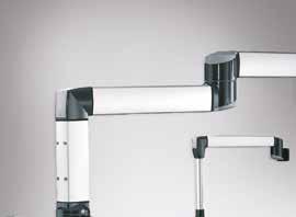 PENDANT ARM SYSTEM B 70/90 The modular system B 70/90, characterized by an advanced design and an incredibly easiness of assembling and cable passing, allows the creation of numerous combinations and
