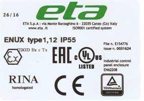 CE MARKING (FOR THE EUROPEAN MARKET) The manufacturer (or the party bearing responsibility for the wired assembly) is required to affix a clearly visible plate during installation and operation of