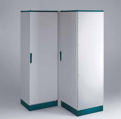 CORNER CABINET Suite Manufactured from 1.5 mm thick press bent sheet steel. PAINT FINISH Colour: RAL 7035 textured finish.