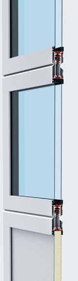 ALR F42 Thermo Thanks to the glazing profiles with thermal break and DURATEC synthetic glazing, the door offers excellent transparency and good thermal insulation.