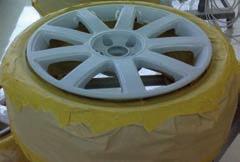 per wheel rim) Material savings reduced use