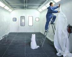 Masking Range Spray Booth Film Paint adhesive film to protect spray booth walls