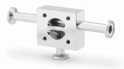 and in various orientations Excellent drainability when properly oriented Close-Coupled Branch For use as a point-of-use valve; available from 1/2 to 4 in. tube/header by up to 3 in.
