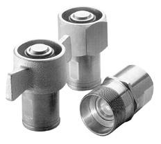 SERIES 75 / 6100 14 Previously a Snap-Tite product Series 75 Construction: Steel coupling and nipple, zinc-chromated against corrosion. BUNA N gasket as standard, with Teflon back-up ring.